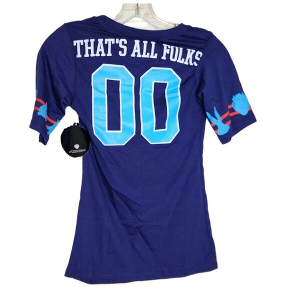 Looney Tunes XS/XCH Cotton/Polyester Thats All Folks Cartoon Cast Youth Shirt - Picture 11 of 11